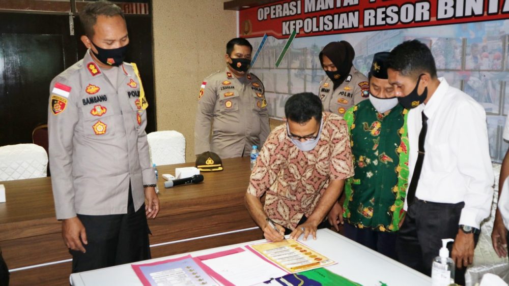 Kapolres Bintan Sambut GNMI Untuk  Audiensi
