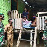 Babinsa Koramil 06/Serasan, Kawal Penyaluran BLT Dor to Dor Desa Subi Besar