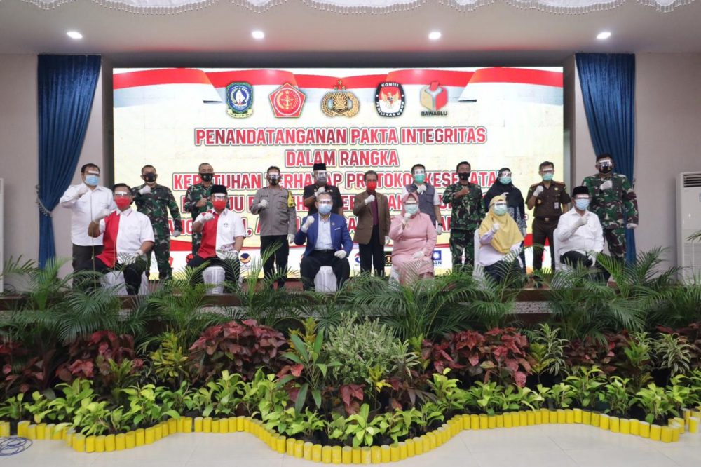 Penandatanganan Deklarasi Damai dan Pakta Integritas Pemilu Damai di Polda Kepri