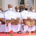 Danlantamal IV Beserta Ketua Korcab IV DJA I Hadiri Upacara HUT Ke-18 Provinsi Kepri