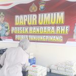 Polsek Bandara RHF Tanjungpinang Buka Dapur Umum Tanggap Covid-19