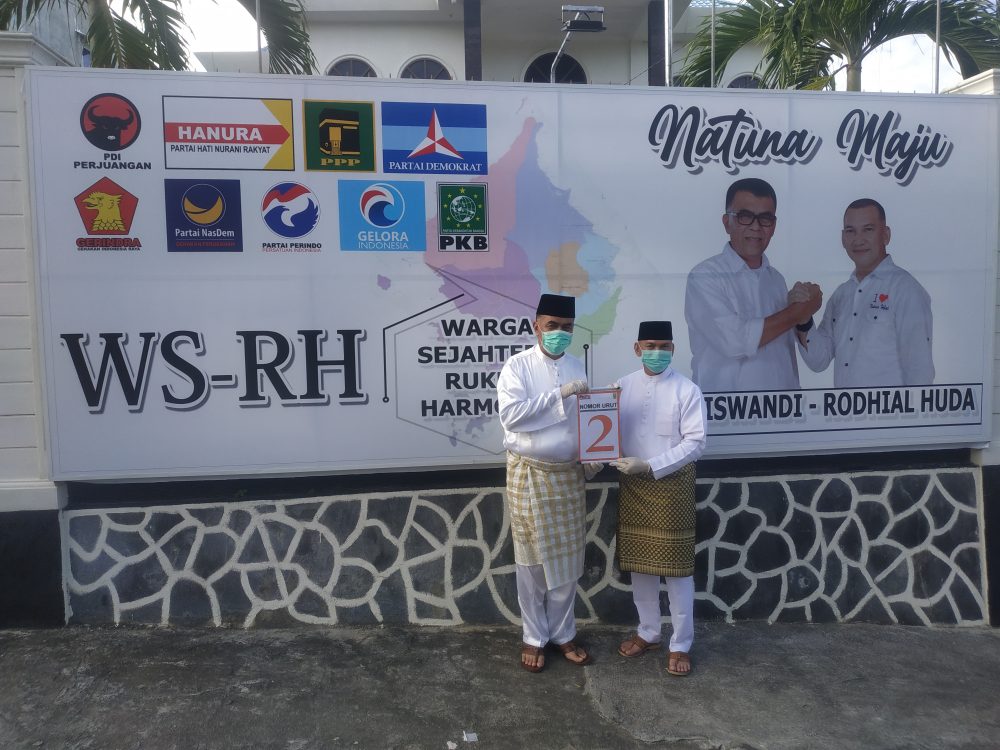 Raih Nomor Urut 2, Pasangan Calon WS-RH Ajak Masyarakat Bawa Gerakan Perubahan Natuna