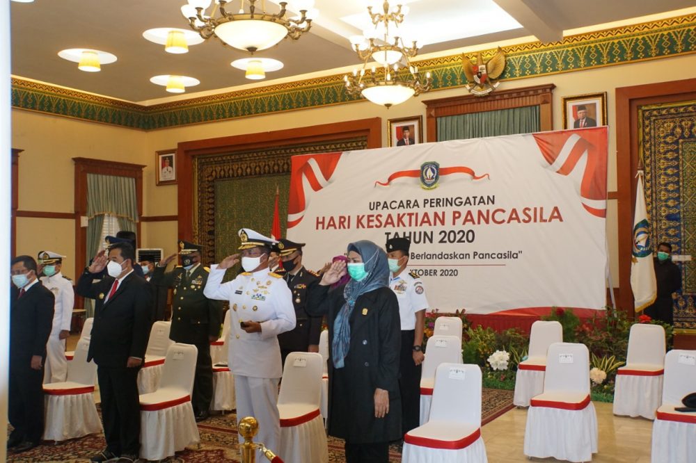 Danlantamal IV Hadiri Upacara Virtual Peringatan Hari Kesaktian Pancasila