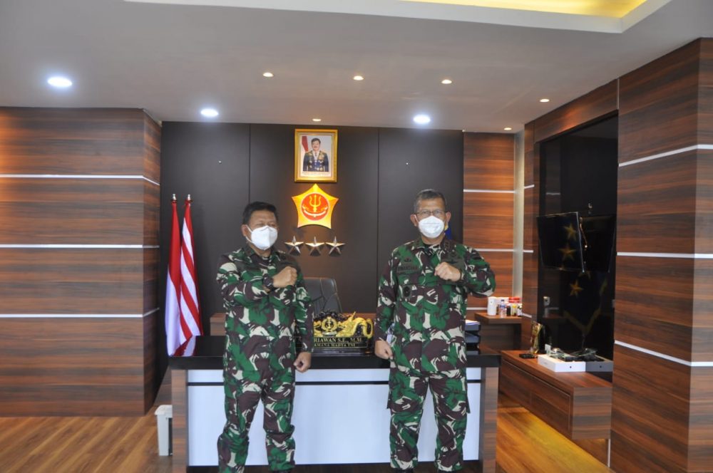 Pangkogabwilhan I Laksdya TNI I.N.G.Ariawan S.E. M.M. Menerima Kunjungan Pangdam I/Bukit Barisan