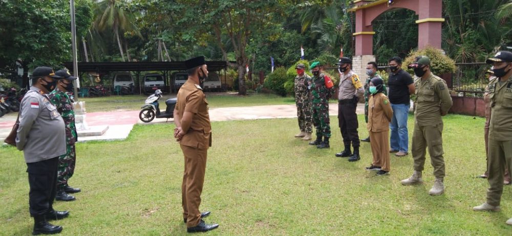 Koramil 06/Serasan, Ikuti Apel Gabungan Terkait Perbup Nomor 51 Tahun 2020
