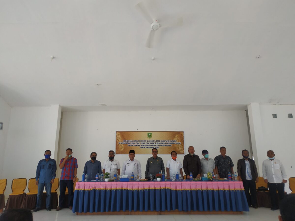 DPRD Natuna Lakukan Monitoring Kegiatan Pembangunan Tahun 2020 di Wilayah Dapil III