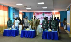 Pj. Sekda Natuna, Ikuti Vidcon Launching 5 Juta Masker Pj. Sekda Natuna, Ikuti Vidcon Launching 5 Juta Masker