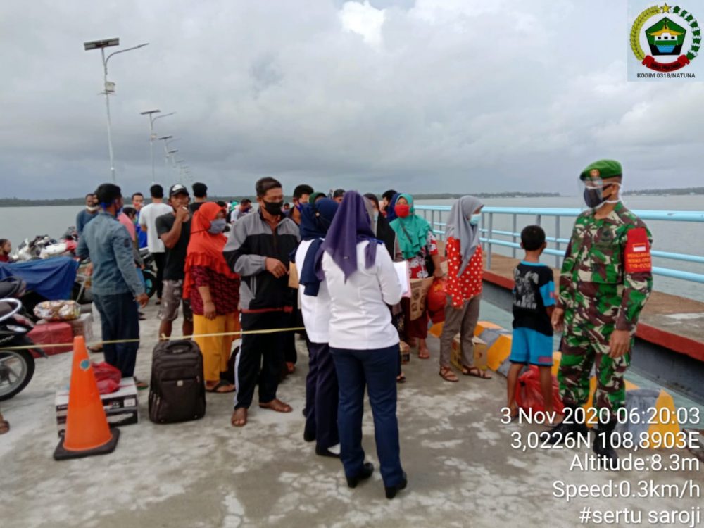 Bersama Unsur Terkait, Koramil 06/Serasan Terus Upayakan Putus Mata Rantai Covid-19 Bersama Unsur Terkait, Koramil 06/Serasan Terus Upayakan Putus Mata Rantai Covid-19