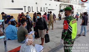 8 Kasus Positif Covid 19 di Natuna, Koramil 06/Serasan Bersama Intansi Terkait Perketat Pintu Pelabuhan