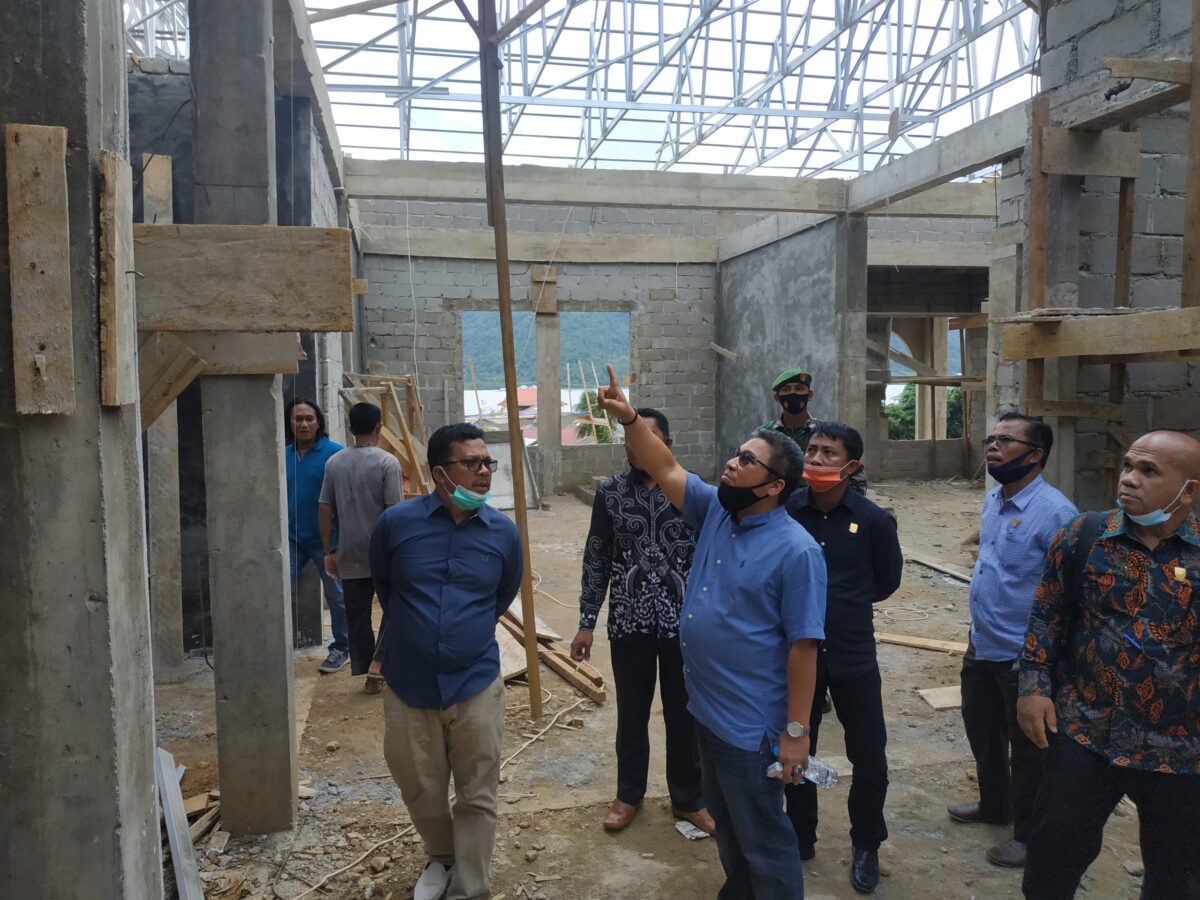Komisi II DPRD Natuna, Pantau Proses Pembangunan Kantor Camat Pulau Tiga Barat
