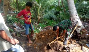 Ini Ternyata Kerja Babinsa di Desa Bersama Warga Binaan!