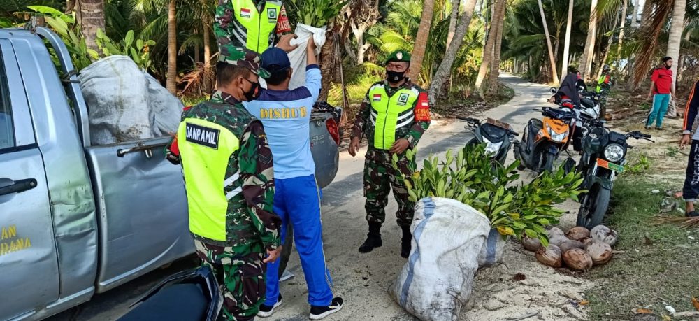 Plh. Danramil 05/Midai, Himbau Warga Tidak Bakar Lahan Saat Kemarau