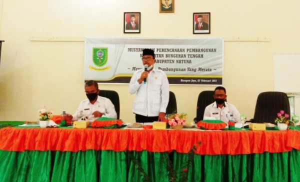 Unsur Pimpinan DPRD Natuna Hadiri Musrenbang Kecamatan Bungteng