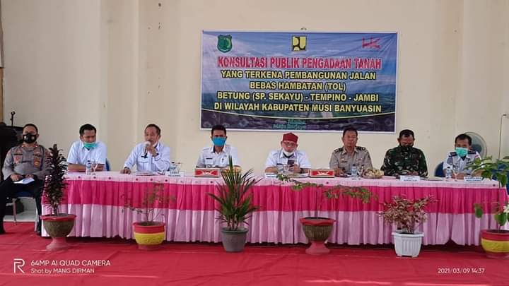 Pemkab Muba Sosialisasi Lahan Jalan TOL Pemkab Muba Sosialisasi Lahan Jalan TOL