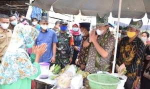 Blusukan ke Pasar Karya Maju, Bupati Muba Serap Aspirasi Pedagang