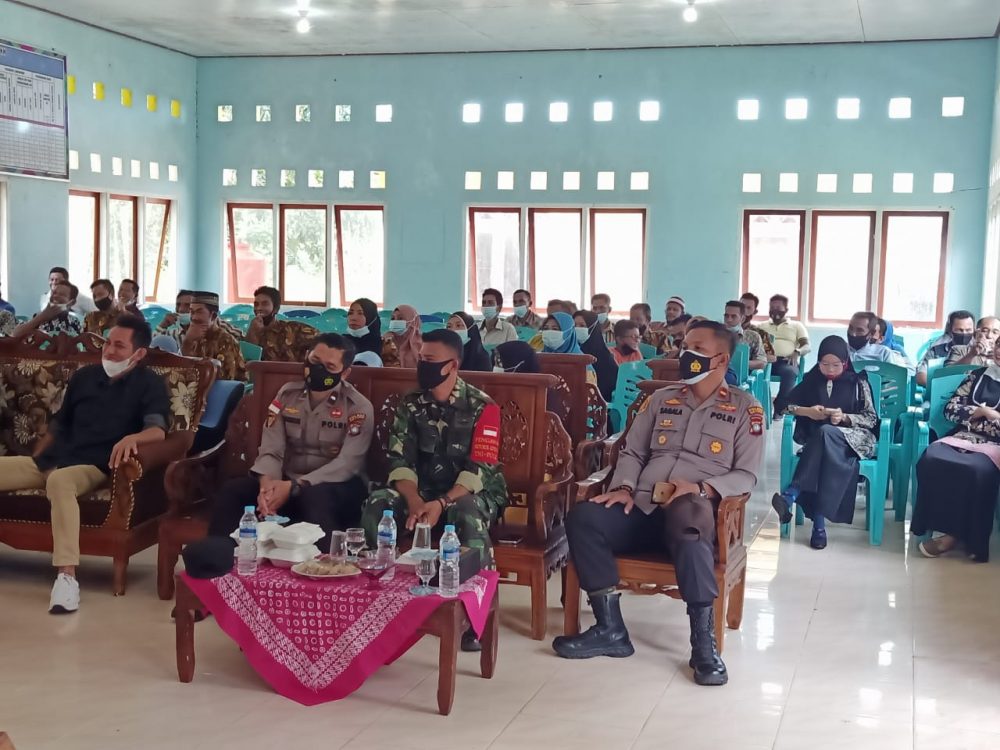Babinsa Koramil 06/Serasan Hadiri Reses Anggota DPRD Provinsi Kepri, Ilyas Sabli