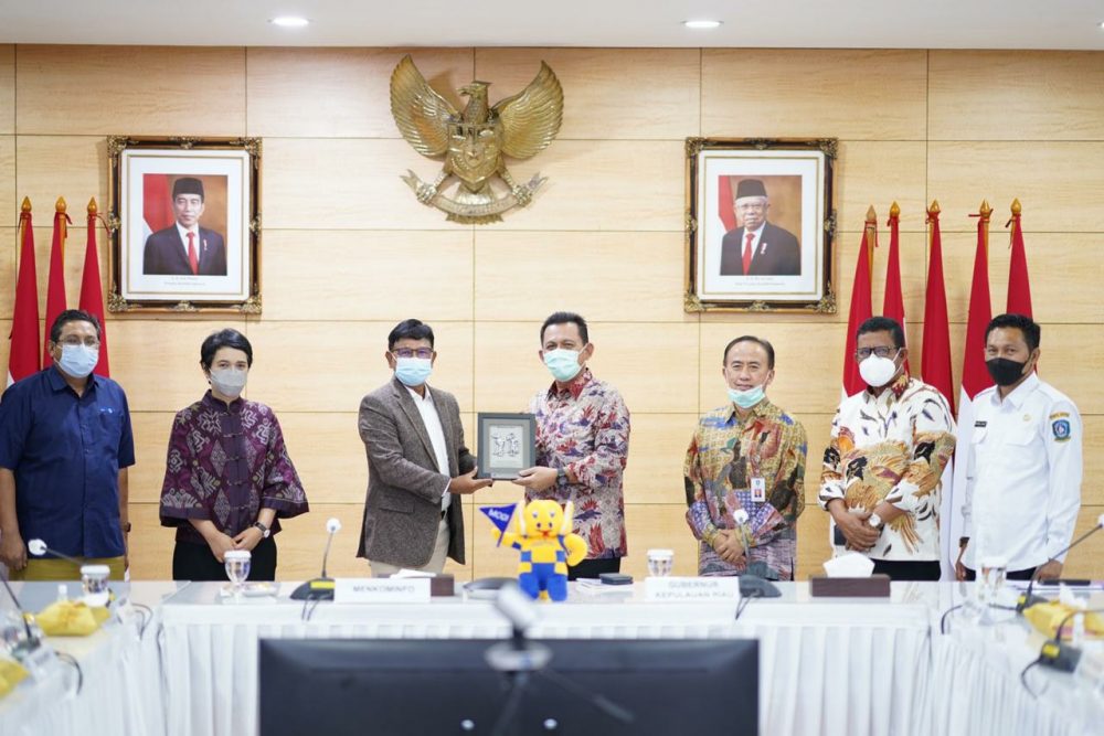 Perkuat Infrastruktur Telekomunikasi di Kepri, Gubernur Temui Menkominfo