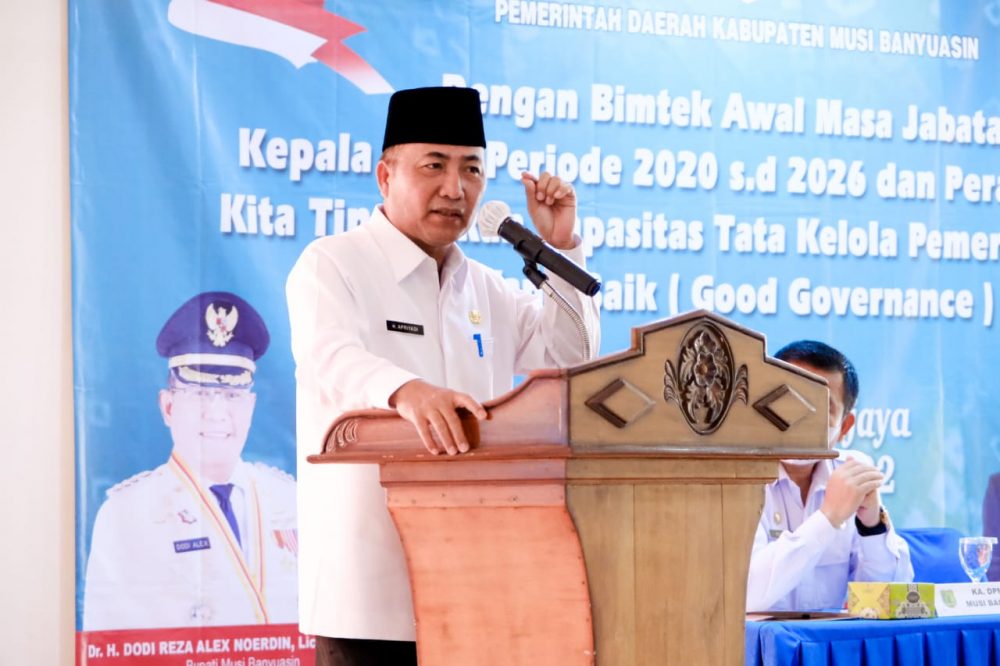 Tingkatkan Kapasitas dan Good Goverment, Pemkab Muba Gelar Bimtek Bagi Kades Periode 2020 – 2026