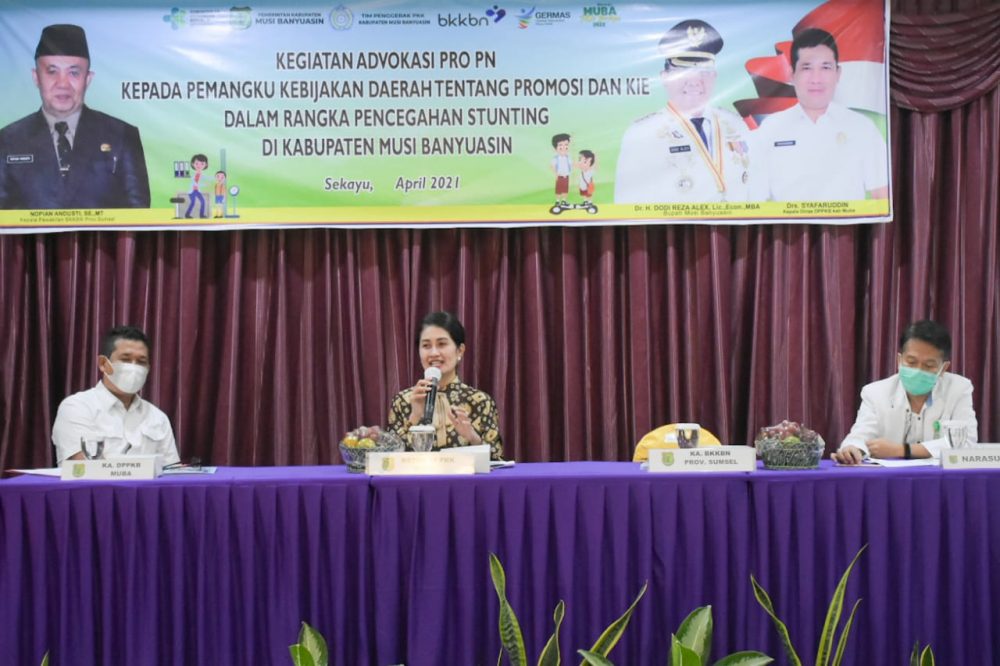 BKKBN Pusat Apresiasi Capaian Muba  Turunkan Angka Stunting Sesuai Target Nasional
