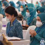 Ketua TP PKK Muba, Thia Yufada Hadiri Rakerda X Tahun 2021
