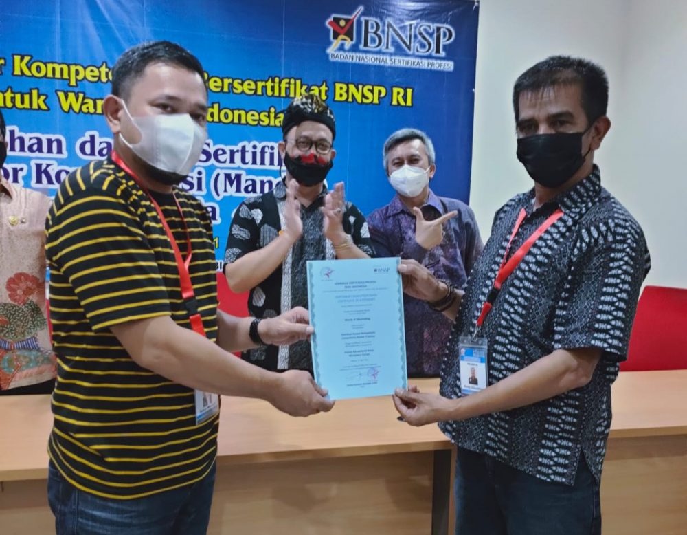 BNSP Resmi Kukuhkan Dua Orang Perwakilan FPII Masuk Dalam Sistem Sertifikasi Kompetensi Nasional