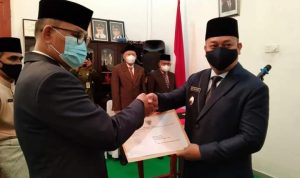 Usai pelantikan, Syamsudi Degera Definitifkan Pemangku Jabatan di Pemkab Lingga