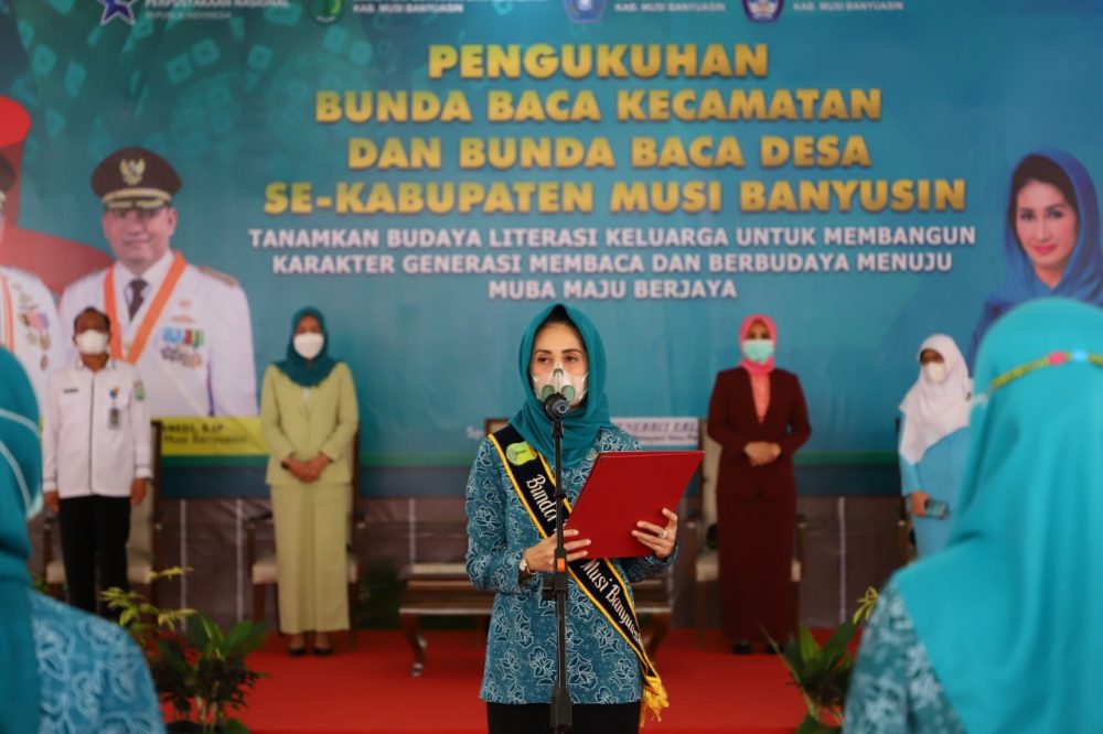 Bunda Baca Kecamatan dan Desa se-Kabupaten Muba Resmi Dikukuhkan