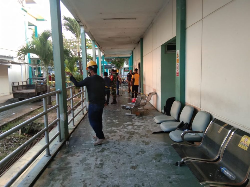 Tabung Oksigen di Tempat Penyimpanan Tabung Gas RSUD Sekayu Meledak Tabung Oksigen di Tempat Penyimpanan Tabung Gas RSUD Sekayu Meledak