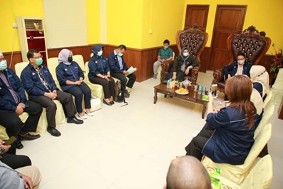Wakil Ketua I DPRD Kepri Audensi dengan Jajaran Pengurus DPD Gradasi Kepri