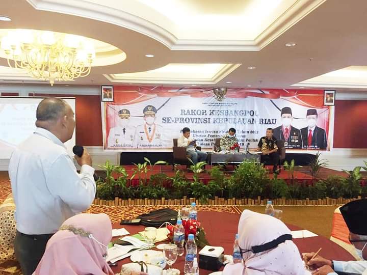 Bahas Isu Strategis, Komisi I DPRD Kepri Rakor Bersama Bakesbangpol se Provinsi Kepri