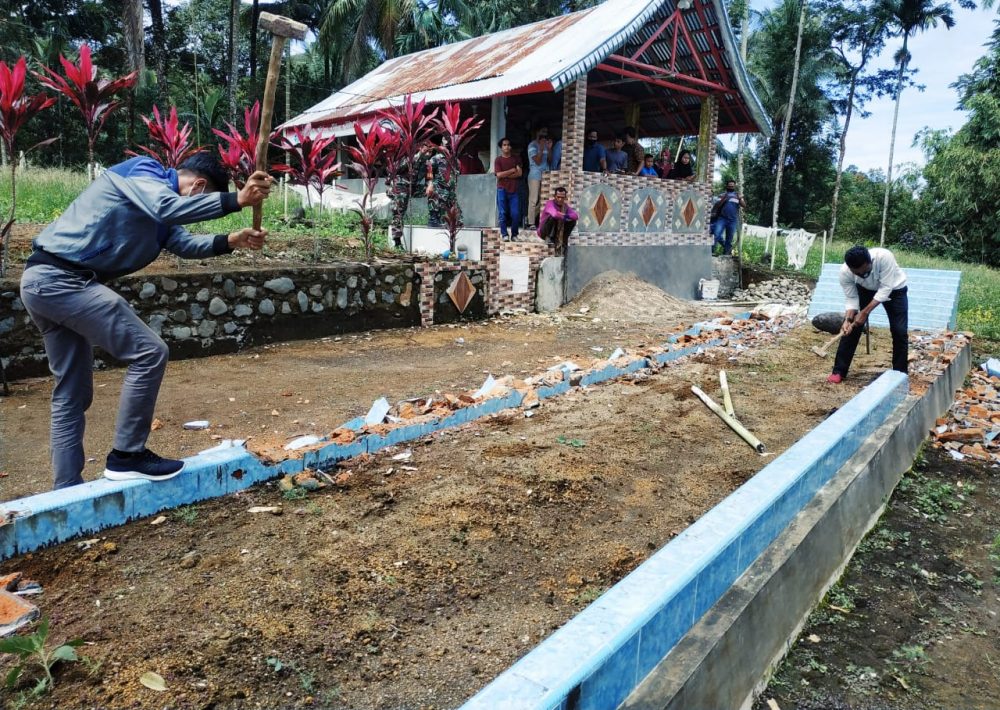 Kuburan Palsu di Padang Pariaman Dibongkar