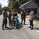 Koramil 06/Serasan Bersama Intansi Terkait Gelar Operasi Yustisi