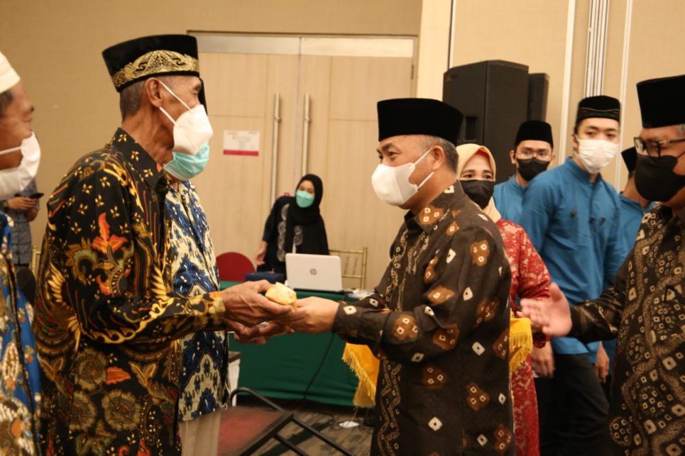 Sekda Muba Hadiri Halal Bi Halal IKS Saling Karuan Palembang