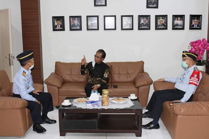 Ketua DPRD Kepri Kunjungi Kanwil Kemenkum-HAM Kepri di Senggarang