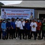 KUPP Kelas II Tarempa Bersama Unsur Terkait, Goro Bersihkan Taman Pelabuhan Selat Lampa