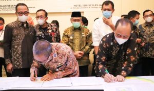 Disaksikan Kemendagri, Muba – Banyuasin Sepakati Batas Wilayah