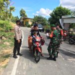 Bersama Instansi Terkait, Koramil 06/Serasan Gelar Operasi Yustisi