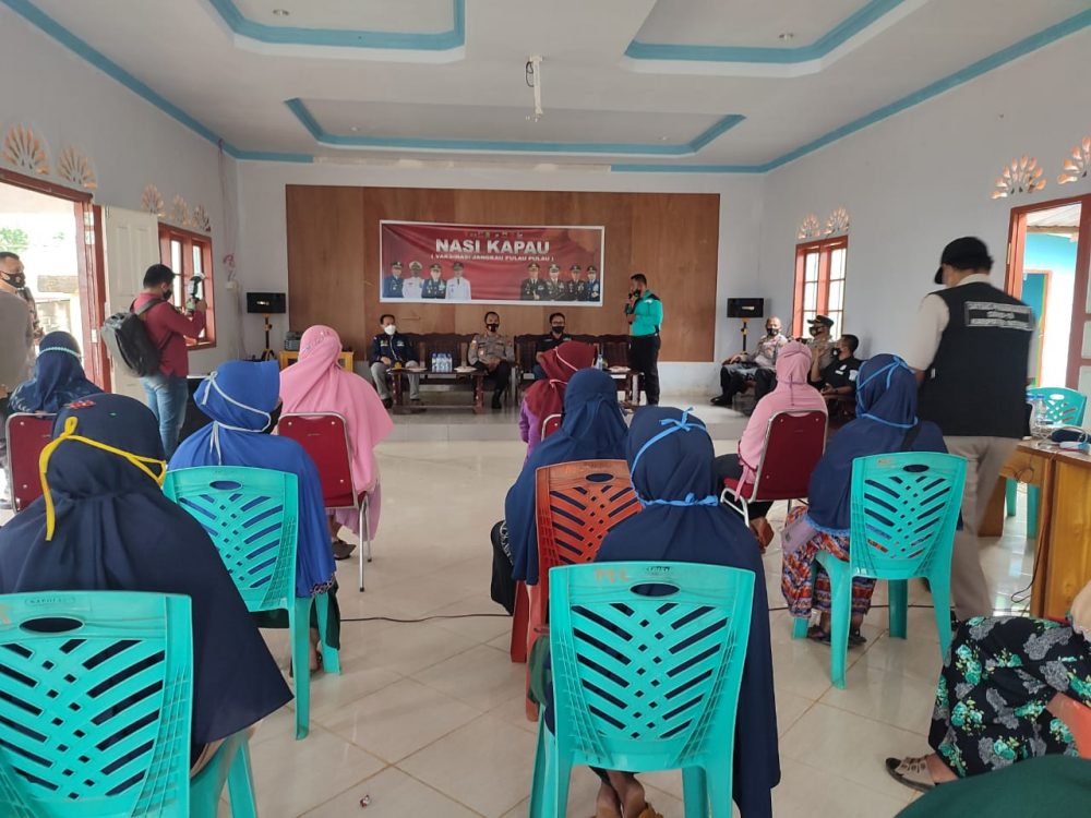 Nasi Kapau Polres Natuna, Jangkau Desa Mekar Jaya