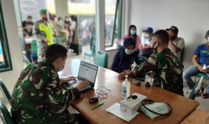 Hari Ke-6, Tim Vaksinasi Mobile Kodim 0318/Natuna Kebut Kejar Target