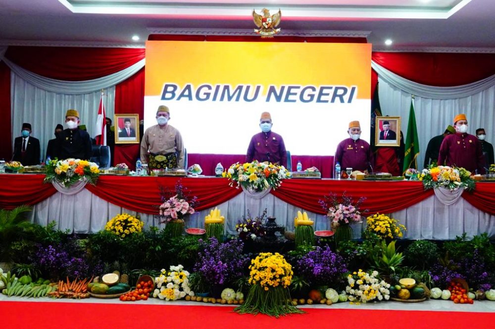 Gubernur Sumsel Hadiri Paripurna HUT Muratara Ke-8 Tahun 2021