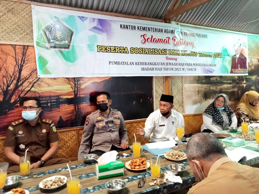 Kemenag Padang Panjang Sosialisasi KMA No. 660 Lintas Sektoral Kota Padang Panjang