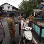 Polsek Serasan Bersama satgas Covid Kecamatan Laksanakan Pengetatan PPKM MIKRO