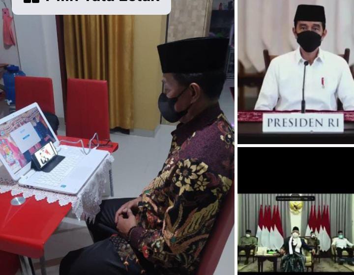 Kakankemenag Padang Panjang Ikuti Takbir Idhul Adha bersama Presiden