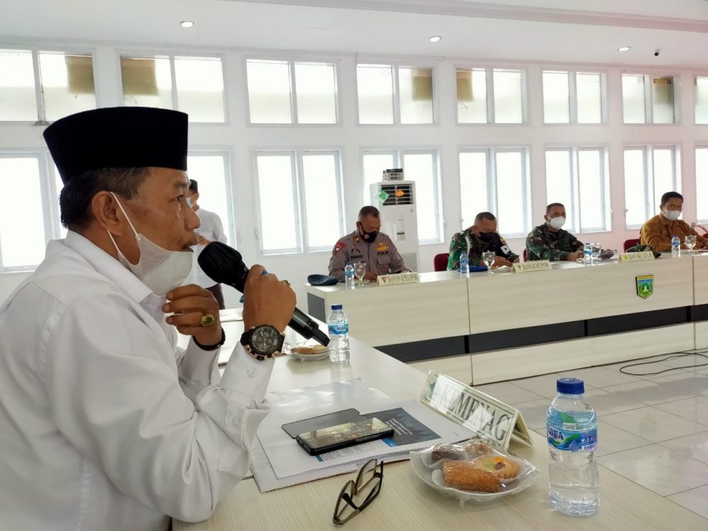 Padang Panjang PPKM Level 3, Kakankemenag Ikuti Rapat Bersama Forkopimda