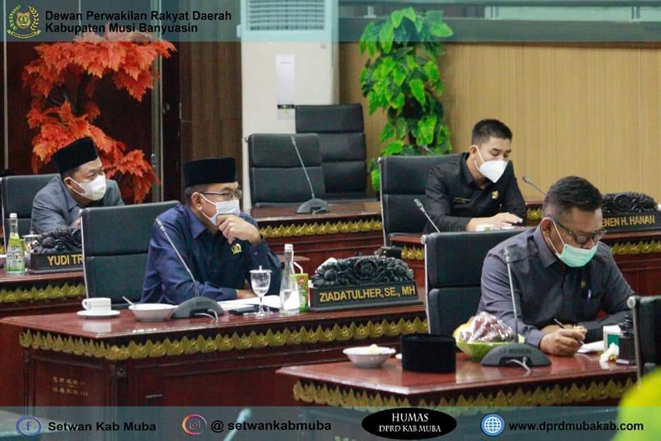 DPRD Muba Gelar Rapat Pra Pembahasan Rancangan KUA dan PPAS RAPBD TA 2022