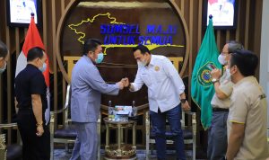 Herman Deru Terima Audiensi Pengurus POBSI Sumsel Herman Deru Terima Audiensi Pengurus POBSI Sumsel