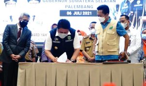 Luncurkan Aplikasi Market Place Sibejajo, Herman Deru Jadikan Sumsel Sebagai Daerah Mandiri Benih