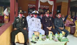Danramil 06/Serasan Ikuti Detik-Detik Proklamasi Kemerdekaan RI Ke-76