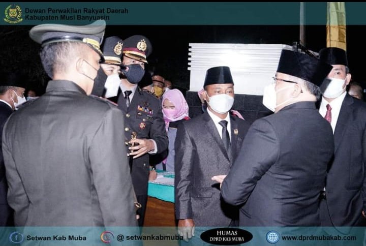 Ketua DPRD Muba Ikuti Apel Kehormatan dan Renungan Suci HUT RI ke-76