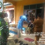 Tidak Kenal Lelah, Koramil 03/Sedanau Terus Berupaya Memutus Penyebaran Covid-19